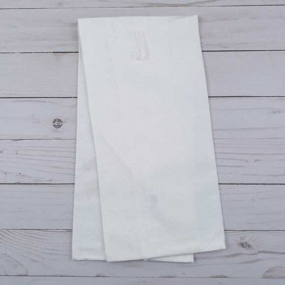 Kitchen Towel Spring Flowers Pink Bird Applique - Picture 2 of 2